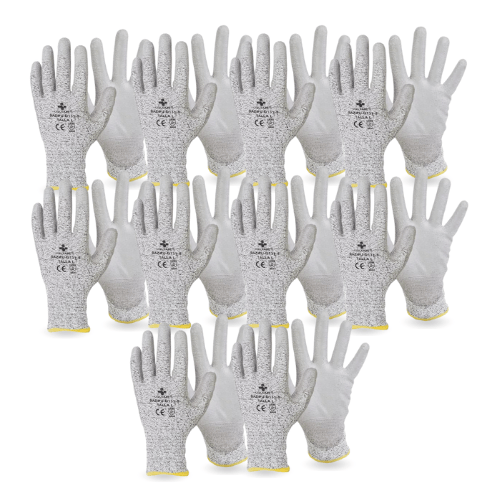 PORTADA PACK DE 10 PARES DEL PRODUCTO GUANTE ANTI-CORTE NIVEL 5