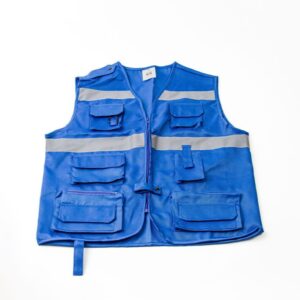 CHALECO BRIGADISTA DE COLOR AZUL
