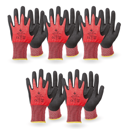 PORTADA DE GUANTE ANTI-CORTE N-D133 PACK DE 5 PARES