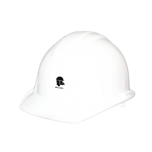 PORTADA CASCO DE SEGURIDAD TIPO CACHUCHA COLOR BLANCO CON SUSPENSION PLASTICA AJUSTABLE
