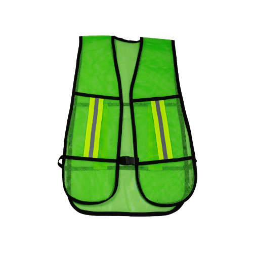 PORTADA DEL PRODUCTO CHALECO DE MALLA CON REFLEJANTE VERDE