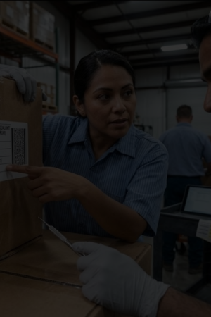 Inspección de número de lote y fecha de vencimiento en empaques de pruebas rápidas y productos regulados para garantizar su eficacia