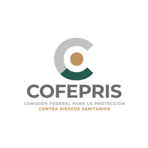 Logotipo oficial de COFEPRIS que avala el Registro Sanitario de los dispositivos de tamizaje y productos de fomento sanitario en México.