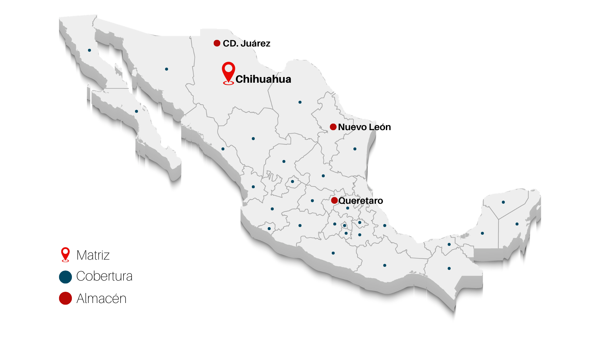 MAPA PRESENCIA NACIONAL